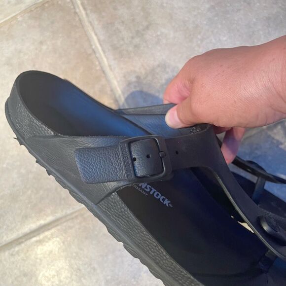 Birkenstock Gizeh EVA Rubber Open Toe T Strap Lightweight Water Friendly Sandals - Picture 11 of 12